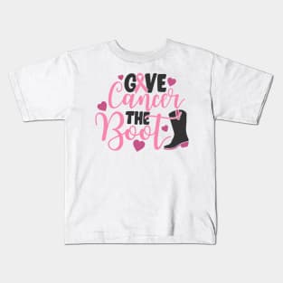 cancer  boot Kids T-Shirt